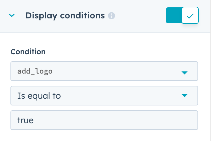 How to Set Module Field Display Conditions and Visibility in HubSpot